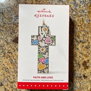 Faith and live hallmark keepsake ornament metal 2015